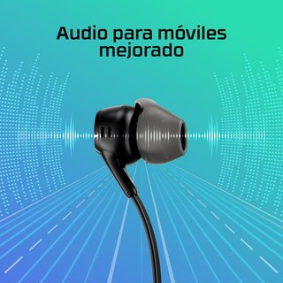 HyperX auriculares con micrófono negro