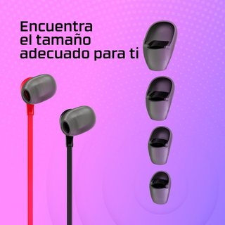 HyperX auriculares con micrófono negro