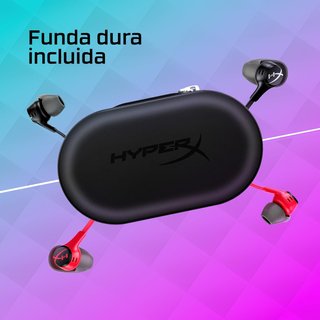 HyperX auriculares con micrófono negro