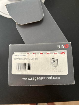 Cerradura para puerta de cristal