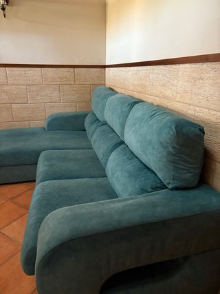 Divano chaise longue 1,85 metri con sedili scorrevoli