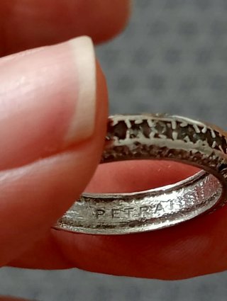 Anillo Petra Plata de la firma Pía de Barcelona