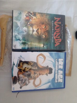 DVD Narnia y Ice Age La edad de hielo