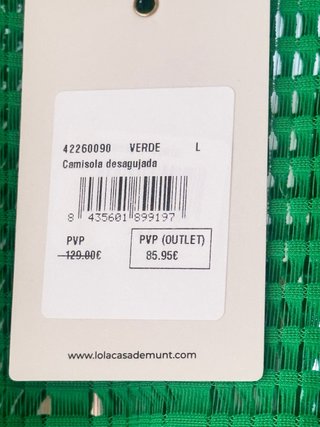 Bata Lola Casademunt verde talla única