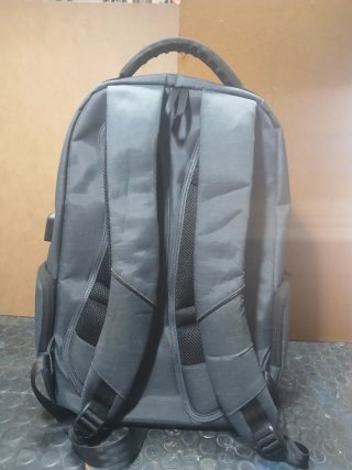 Mochila ordenador portátil acolchada gris Europ As