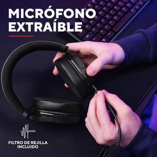 Ravox auriculares gaming cómodos micrófono