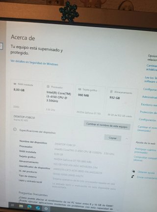 Ordenador de sobremesa Acer negro