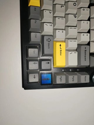 Teclado Gaming Gris y Amarillo
