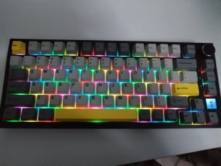 Teclado Gaming Gris y Amarillo