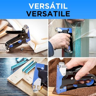 EffektWerk grapadora resistente multiusos 5 en 1