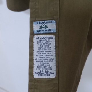 Camisa La Martina verde oliva - Talla XL, Original