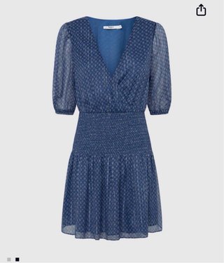 Vestido Pepe Jeans Azul Estampado