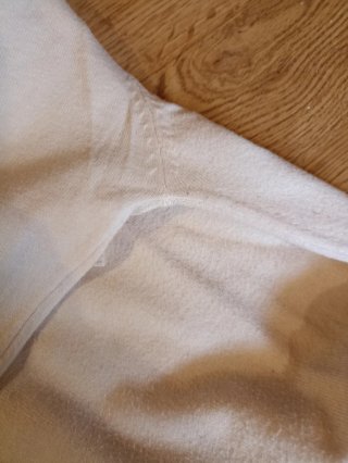 Jersey cuello alto beige