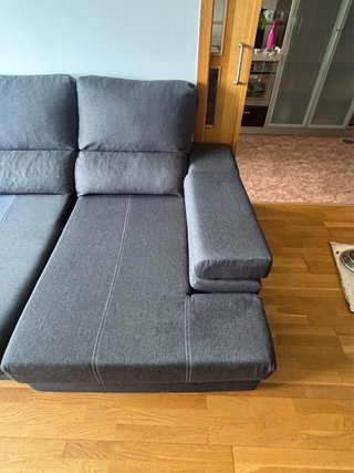 Sofá Cama Chaiselongue Doble Modular Gris