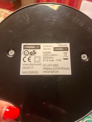 Lámpara Escritorio Negra Ajustable