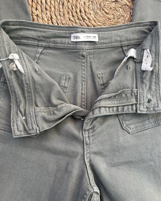 Pantalón Zara Verde Blue Marine
