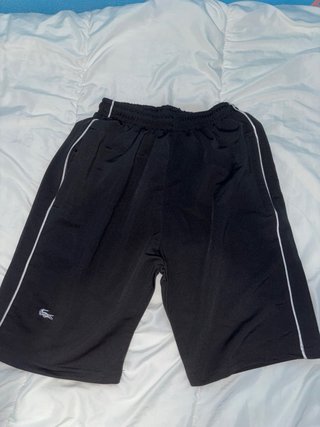 Conjunto Lacoste Verano Negro Talla M