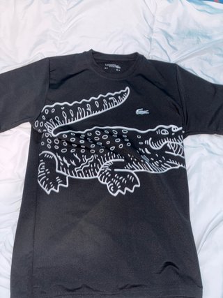 Conjunto Lacoste Verano Negro Talla M