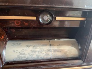 Radio antigua válvulas baquelita