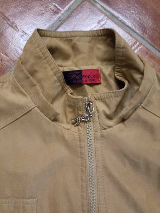 Chaqueta de entretiempo beige