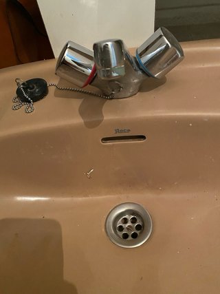 Lavabo Roca color bison