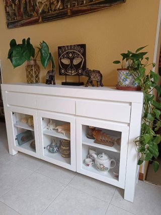 PRECIOSO MUEBLE APARADOR MADERA NUEVO