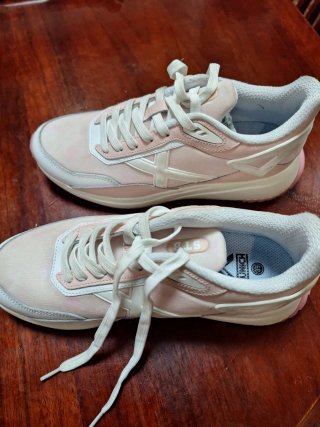 Zapatillas Munich Mujer Talla 39 Rosa y Blanco