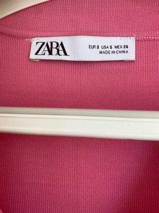 Chaqueta Zara Rosa Talla M.  Perfecto estado.