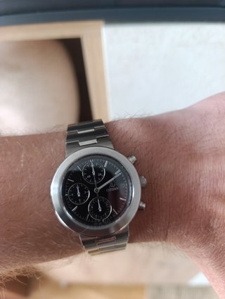 Reloj Citizen XC Chrono Negro/Plata