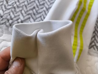 Chaqueta Adidas Blanca y Verde Talla M