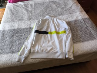 Chaqueta Adidas Blanca y Verde Talla M
