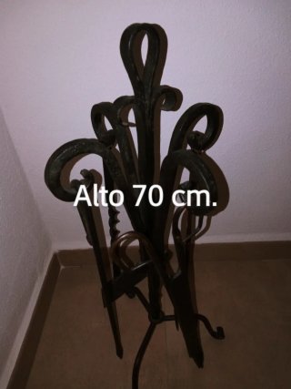 Conjunto de chimenea de metal