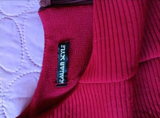 Vestido rojo con lazo