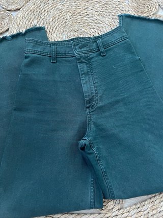 Pantalón Zara Verde Blue Marine