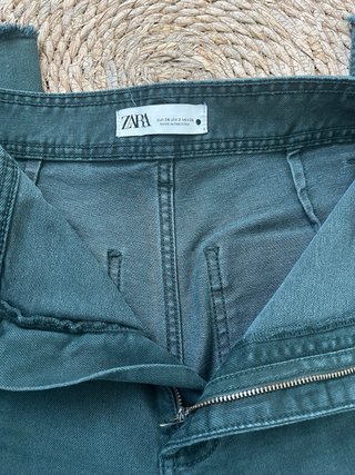 Pantalón Zara Verde Blue Marine