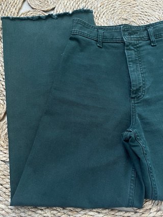 Pantalón Zara Verde Blue Marine