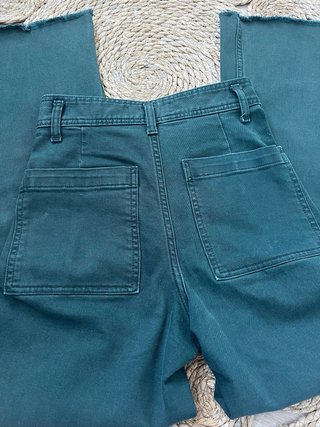 Pantalón Zara Verde Blue Marine