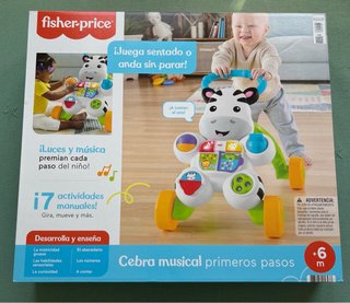 Andador Cebra Fisher-Price con Luces y Música