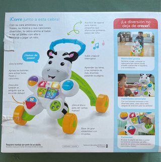 Andador Cebra Fisher-Price con Luces y Música