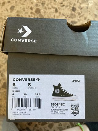 Converse Plataforma Tela Mujer Talla 39