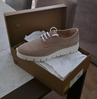 Zapatos Unisa plataforma beige