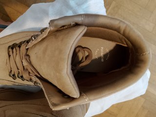 Botas Pull&Bear plataforma beige n°38