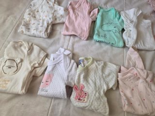 Lote Bodis Bebé 0-3 Meses Niña Niño