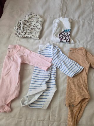 Lote Bodis Bebé 0-3 Meses Niña Niño