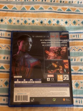 Spider-Man Miles Morales PS4/PS5.