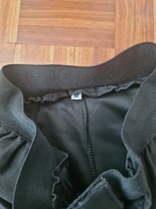 Pantalón acolchado skate negro
