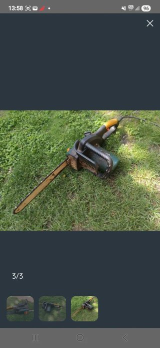 Motosierra Eléctrica Garden Technic