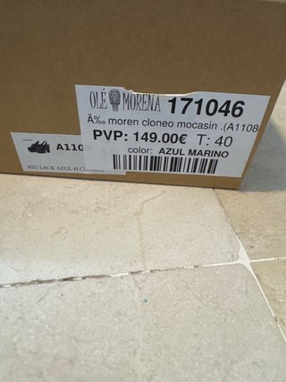Zapatos de tacón Ole Moda Talla 40