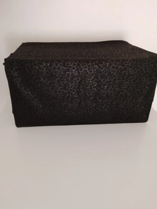 3 cajas almacenaje tela con tapa