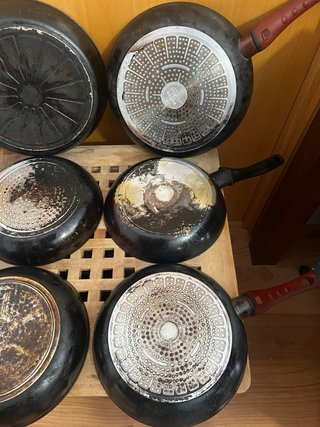 Set di 6 padelle da cucina